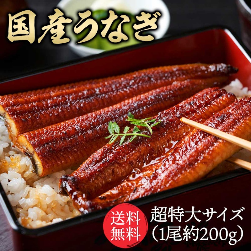 特大国産うなぎの蒲焼き 1