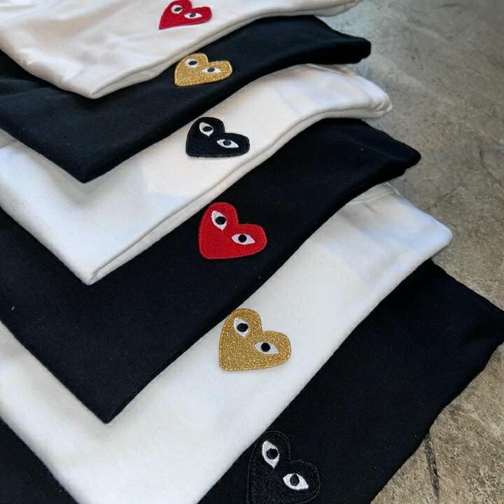 PLAY ハートロゴ 半袖Tシャツ 2