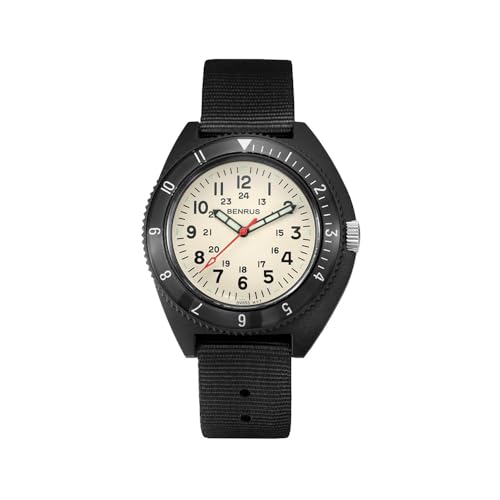 BENRUS TYPE3-BK-IVORY 1