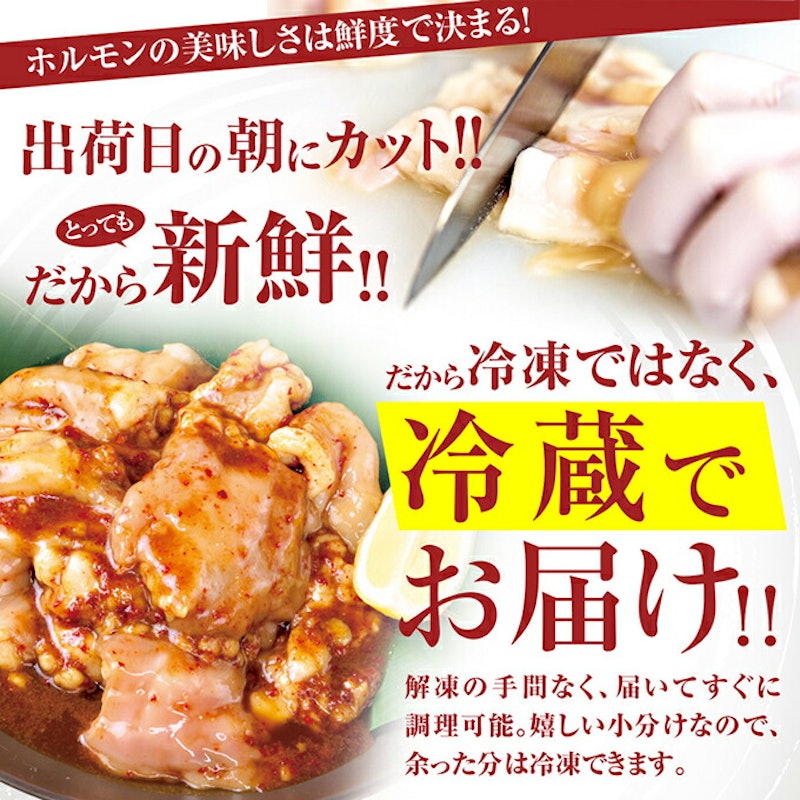 国産牛・漬けダレ付き味付ホルモン 2