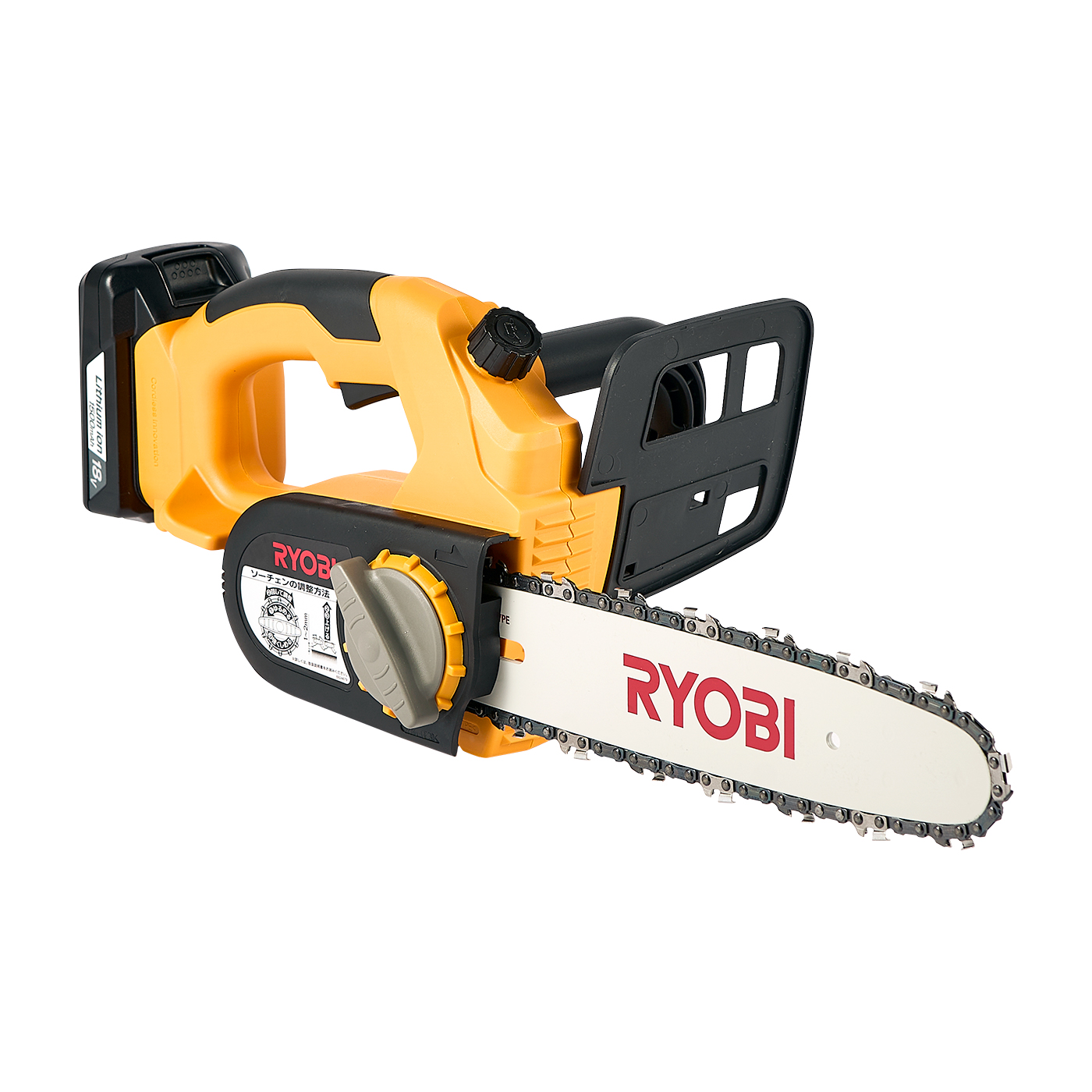 RYOBI チェーンソー実働❗❗ 京セラインダストリアルツールズ RYOBI 充電式チェンソー BCS-1800L1を