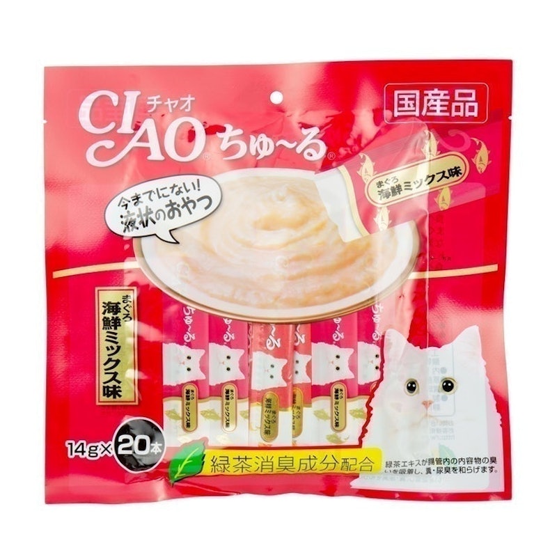CIAOちゅ~る まぐろ海鮮ミックス味 1