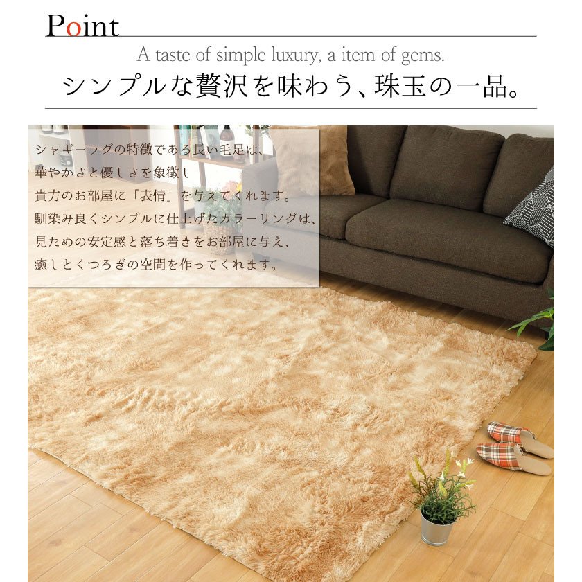 ふわふわエアリーパイル コンパクトラグ 3