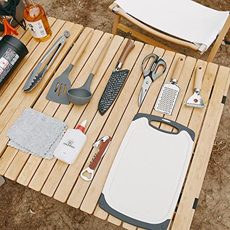 キャンプ用品セット 12個 ポータブル キャンプ 調理器具 6