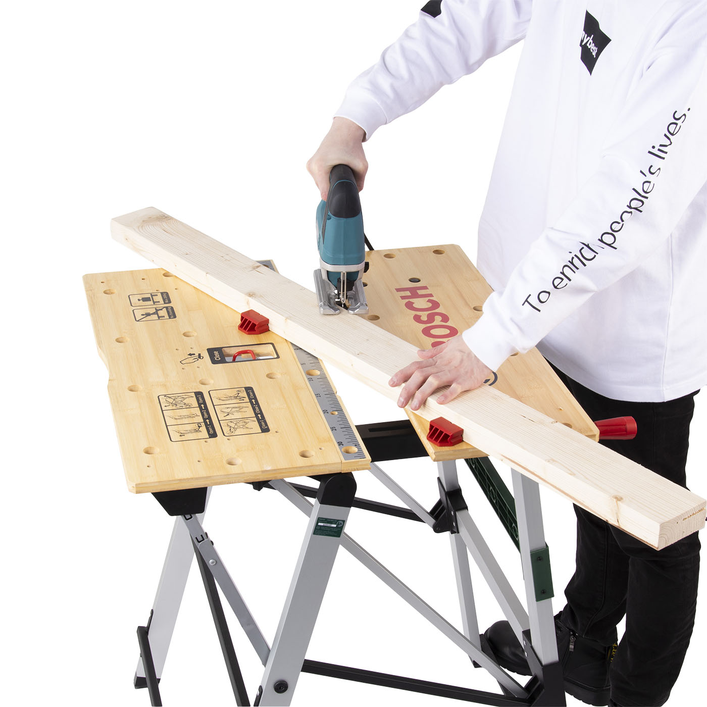 BOSCH ワークベンチ PWB600を検証レビュー！DIY用作業台・ワークベンチ