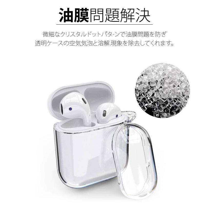  AirPods ケース クリア 透明 TPU 4