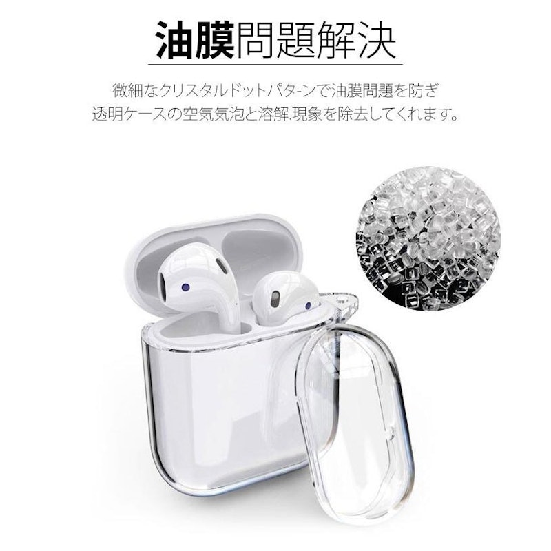 AirPods ケース クリア 透明 TPU 4