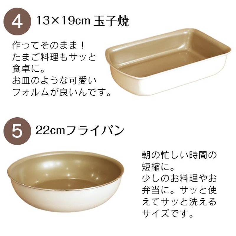エクリティ限定フライパン8点セット 6