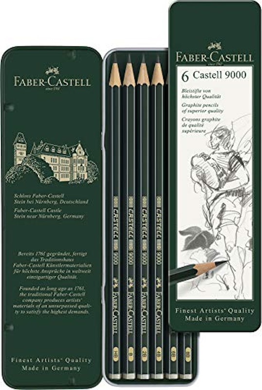カステル9000番 6硬度デザイン缶 1