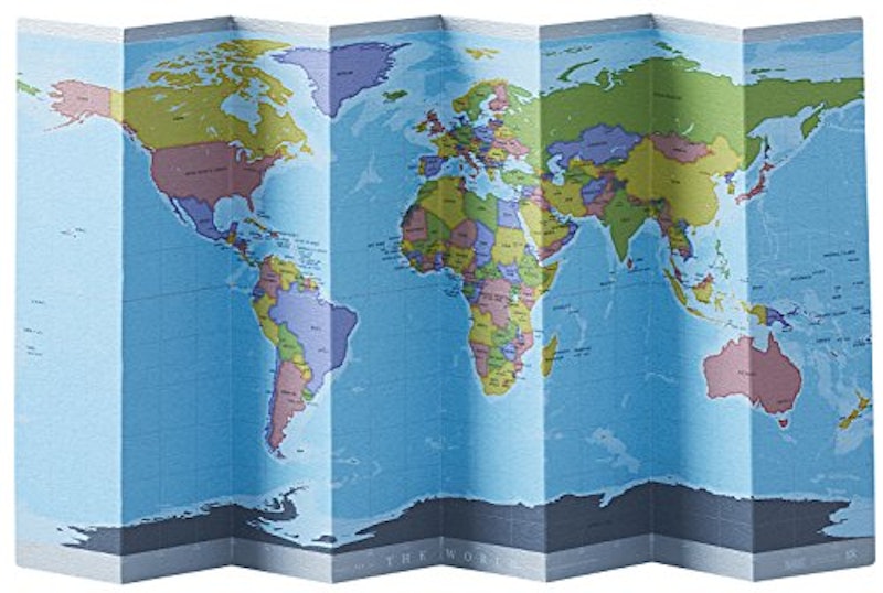 自立式世界地図 1