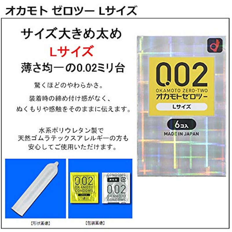 ラージサイズ コンドーム 4点セット スティックローション1本付き 4