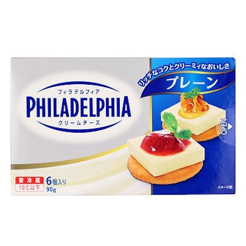 フィラデルフィアクリームチーズ6P プレーン 1