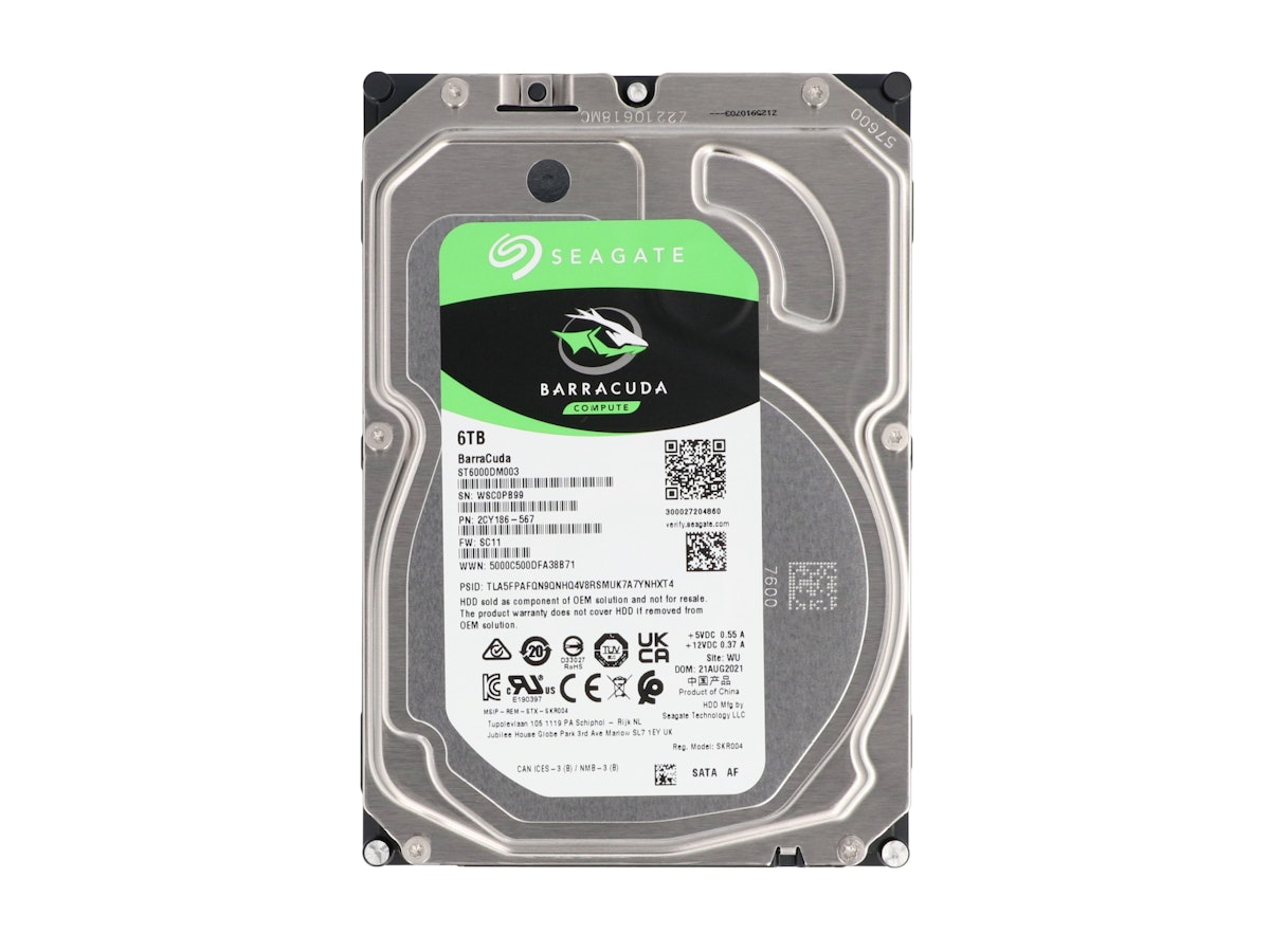 Seagate Technology BarraCudaを検証レビュー!3.5インチHDDの Seagate Technology BarraCudaを検証レビュー!3.5インチHDDの