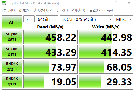 外付けSSD 6
