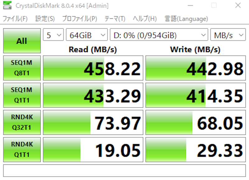 外付けSSD 6