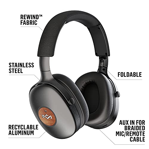 MARLEY (マーリー) Bluetooth Headphone ヘッドホン House of Marley、軽量ヘッドホン「POSITIVE VIBRATION 2