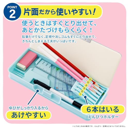 片面開きふでばこ ファンシータイム 4