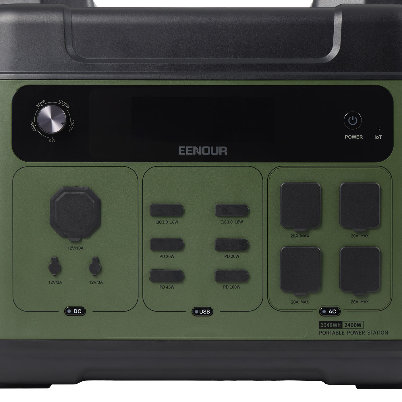 EENOUR ポータブル電源 P2001PLUSを検証レビュー！大容量のポータブル