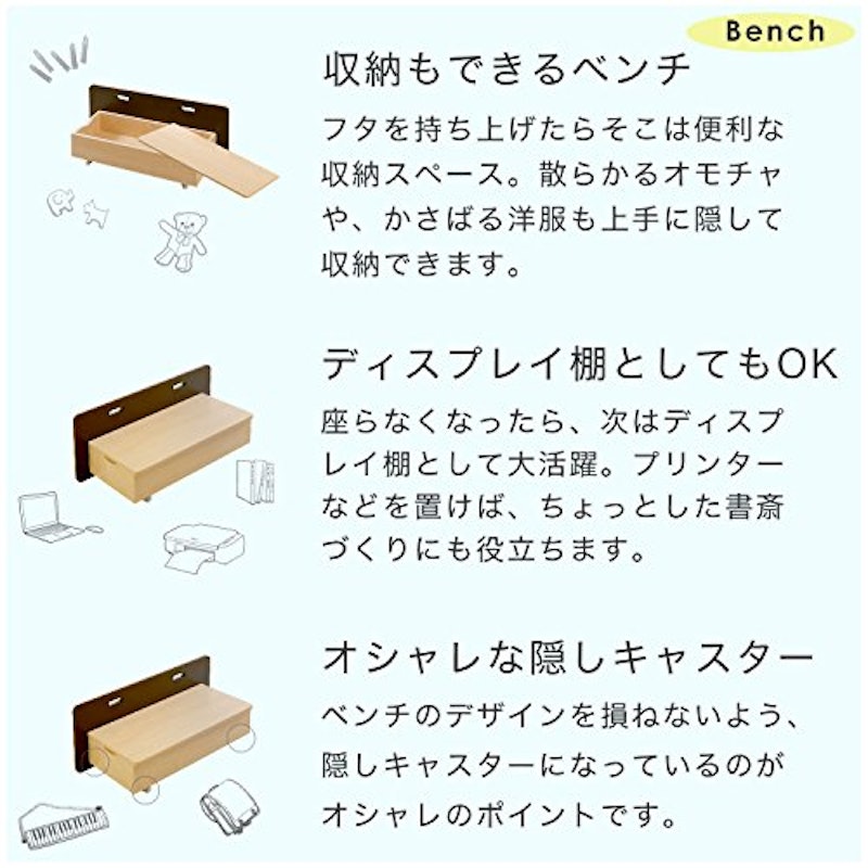LOWYA ランドセルラック 3点セット 5