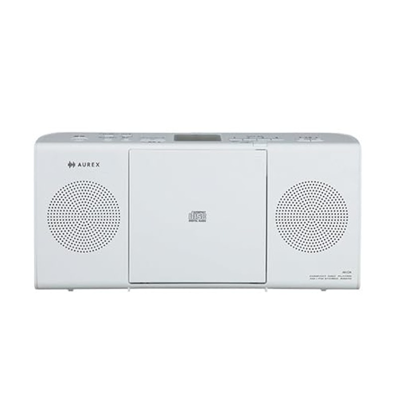 奥行65mmのスリム&スタイリッシュボディで置き場所を選ばないCDラジオ 1