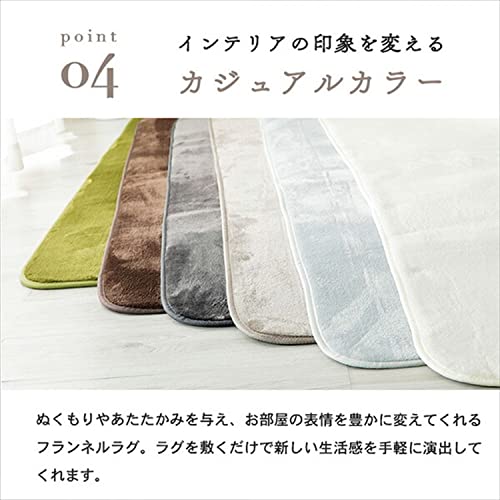 極厚フランネルラグ  5
