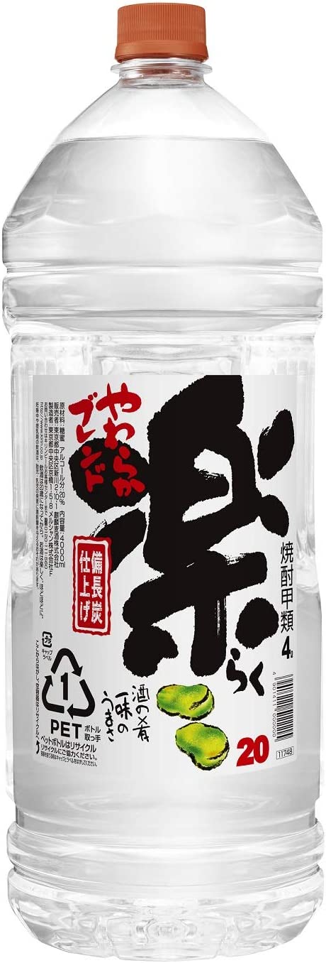 甲類 20度 一風焼酎 4L(4000ml) ペットボトル×4本 ばかばかしい 1