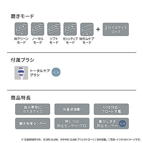 音波振動ハブラシ 8