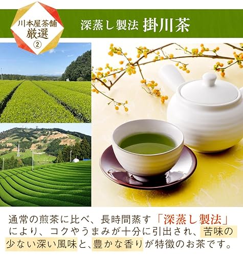川本屋茶舗 高級静岡茶2種セット 4