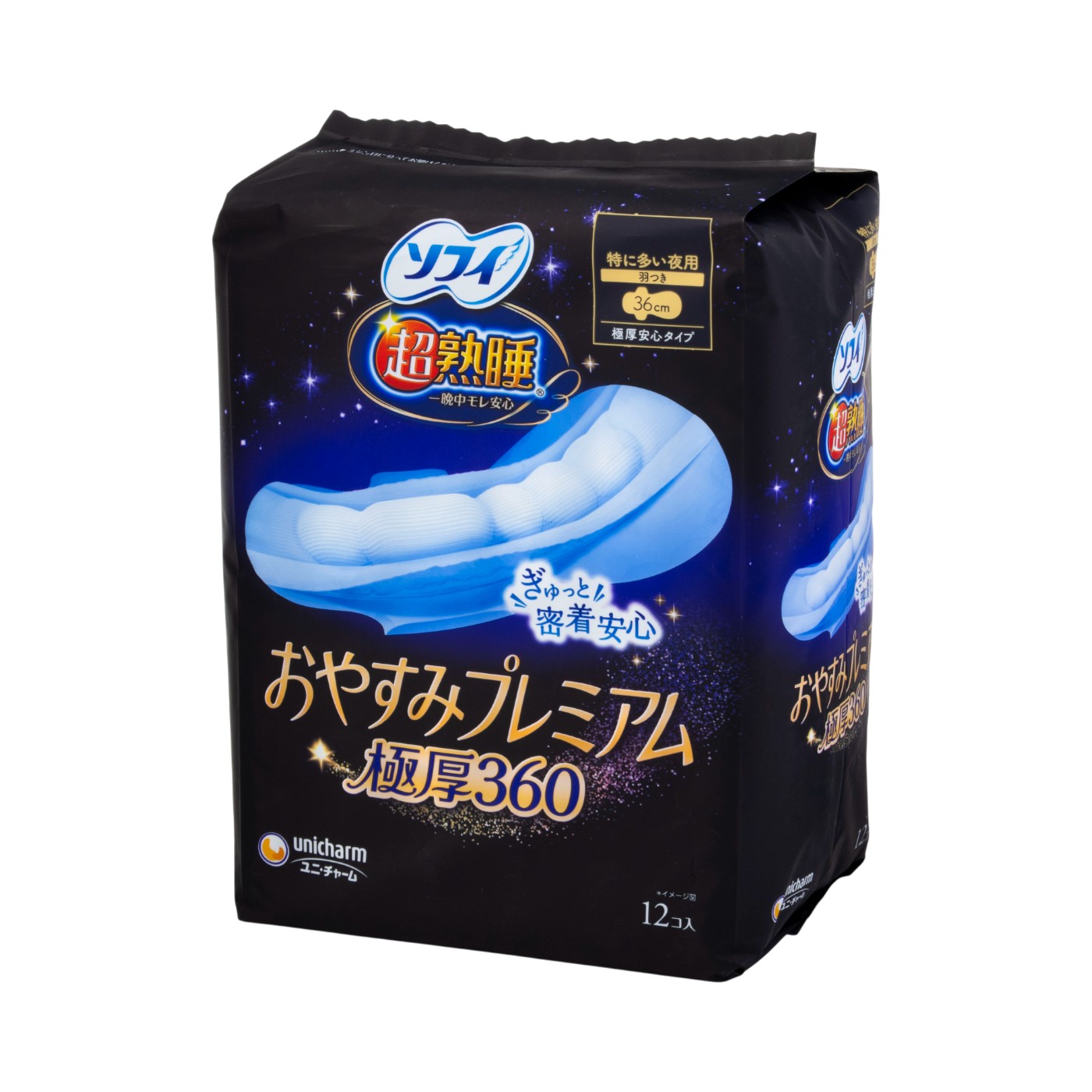 おやすみプレミアム 特に多い夜用 羽つき 極厚360 1