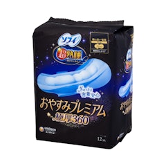 おやすみプレミアム 特に多い夜用 羽つき 極厚360