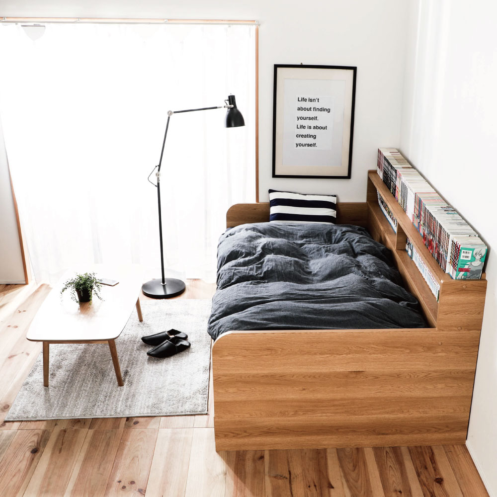 IKEA デイベッド 伸縮式 収納付き 美品 状態良好 自取（大津町） ベッドフレームの通販 - IKEA