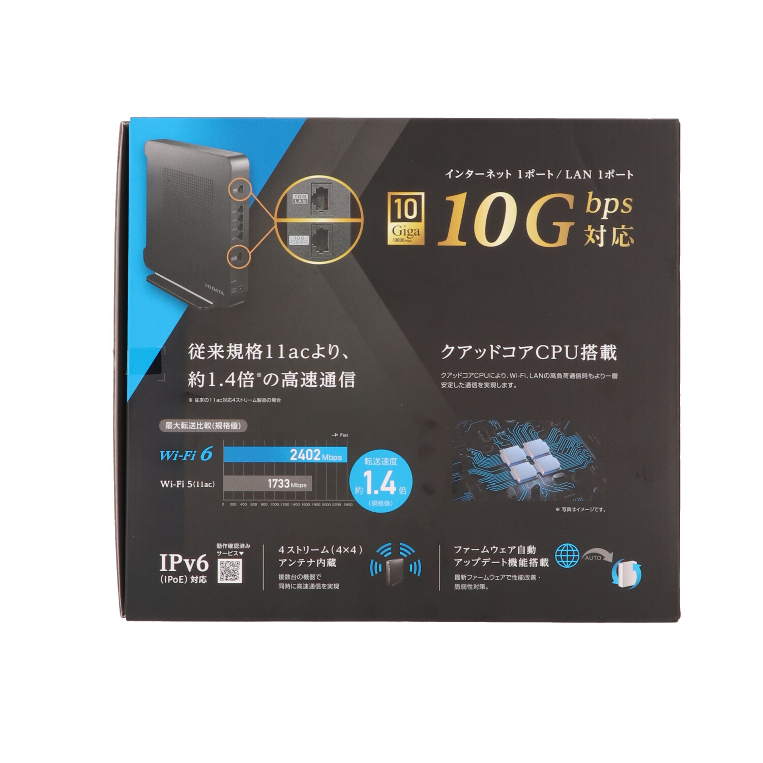 アイ・オー・データ機器 WN-DAX3600XRをレビュー！クチコミ