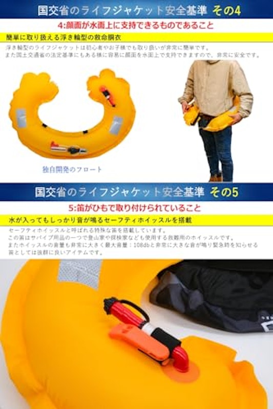 自動膨張式ライフジャケット 7