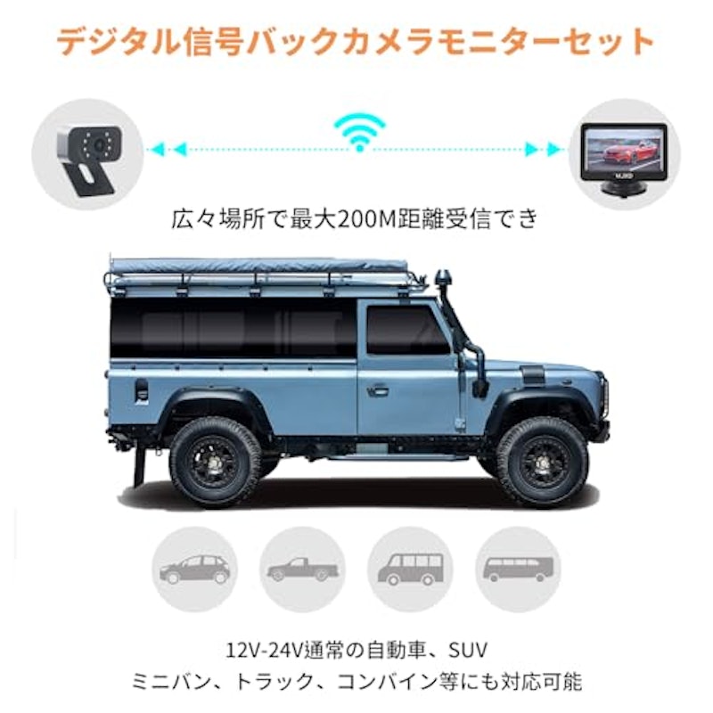 バックカメラモニターセット 3