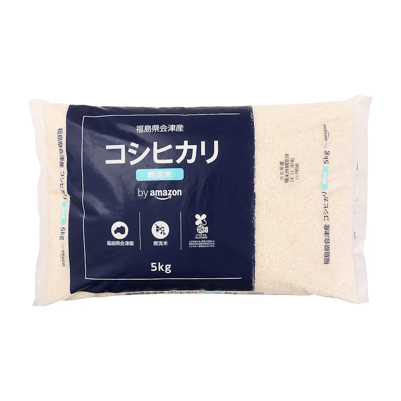 byAmazon 会津産 無洗米コシヒカリの評判・口コミは?実際に試食 byAmazon 会津産 無洗米コシヒカリの評判・口コミは?実際に試食