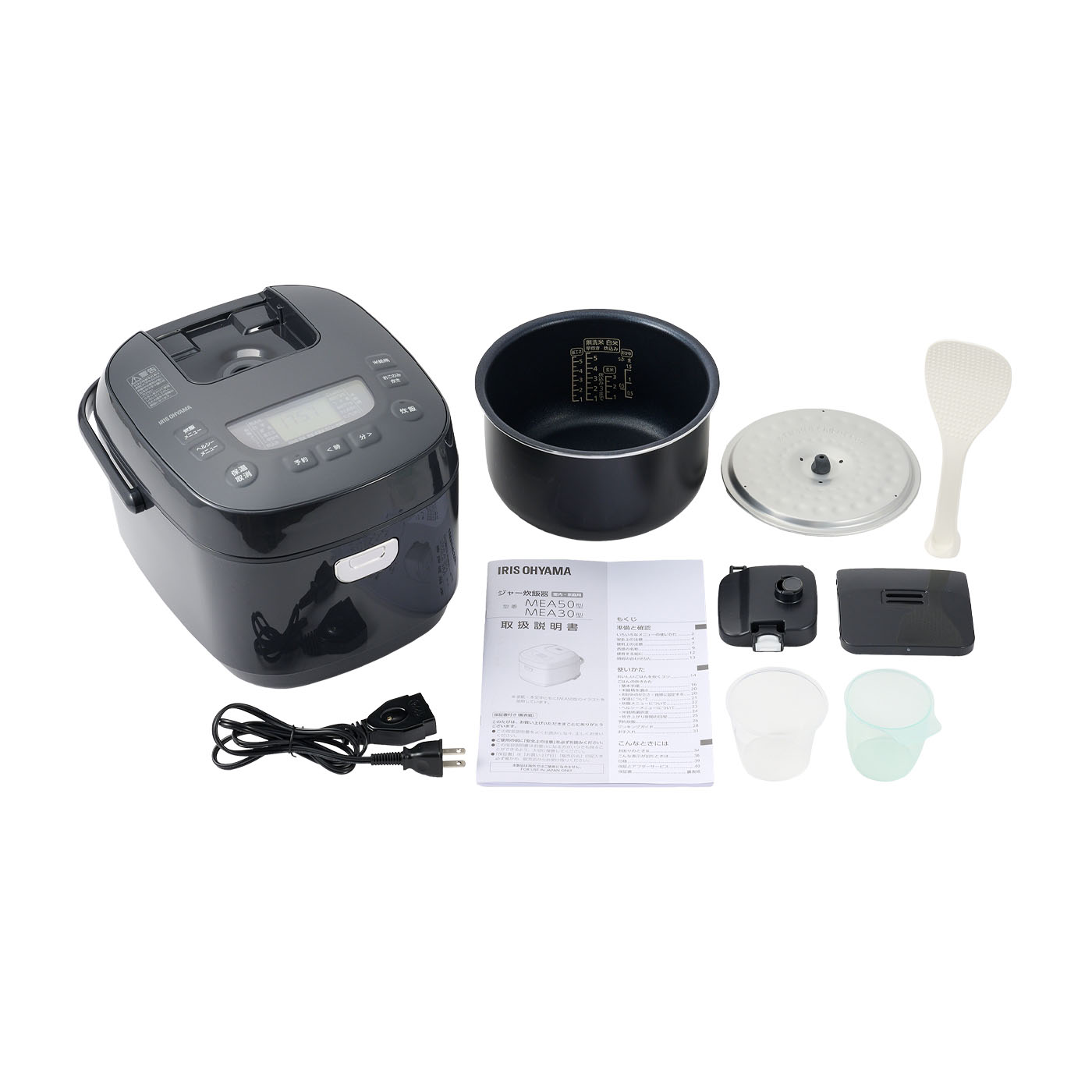 炊飯器 一升炊き アイリスオーヤマ 炊飯器 マイコン式 RC-ME10-B アイリスオーヤマ マイコン式ジャー炊飯器 RC-MEA50をレビュー
