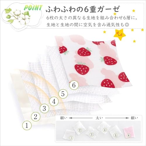 6重ガーゼケット 3
