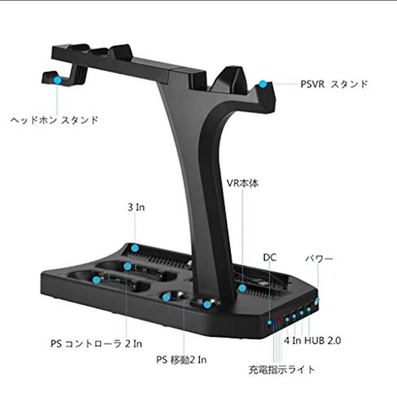 多機能縦置きスタンド 5