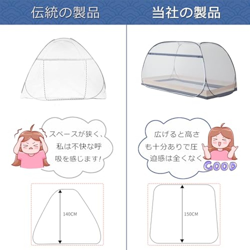 テント式蚊帳 3