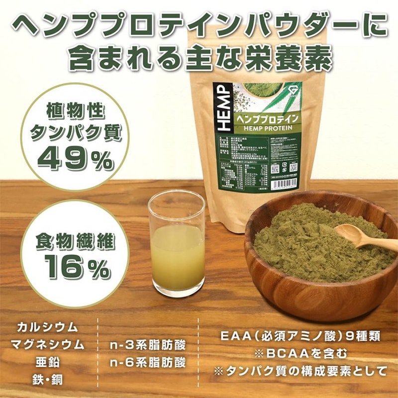 ヘンププロテイン 3
