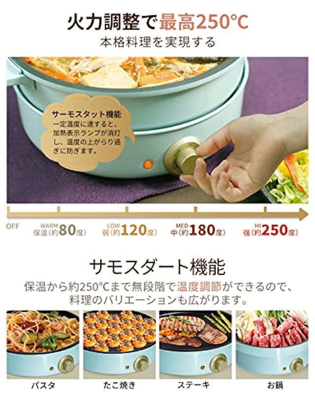 コンパクトホットプレート 4