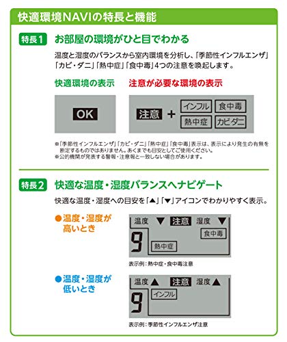 快適環境NAVI デジタル時計 4