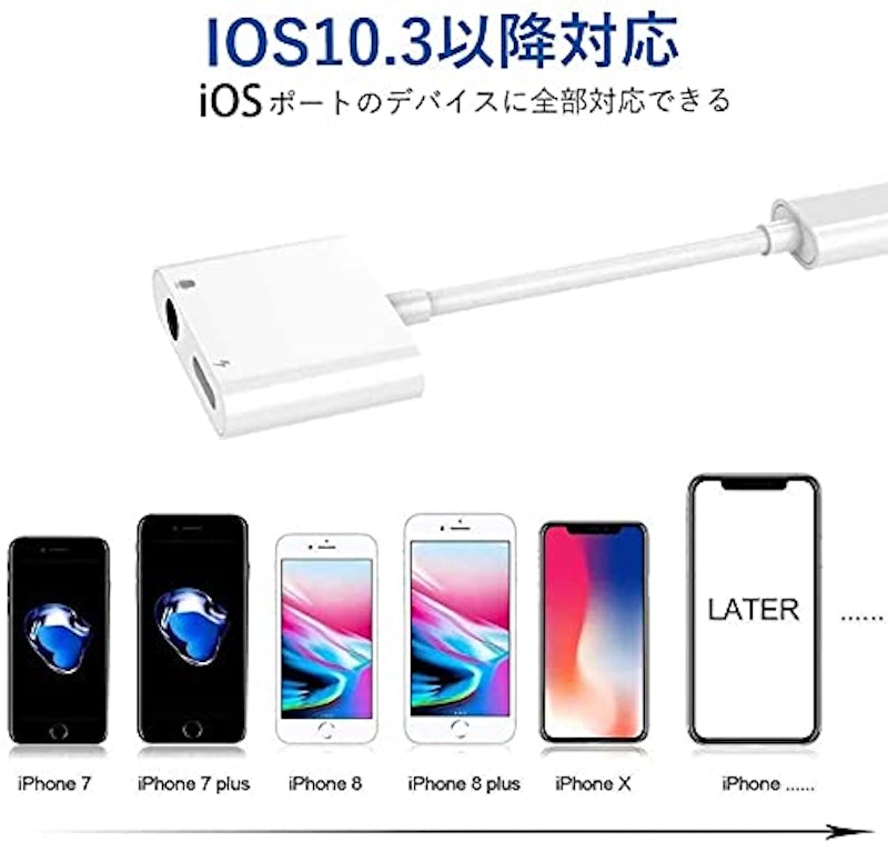 iPhone用イヤホン変換アダプタ 3