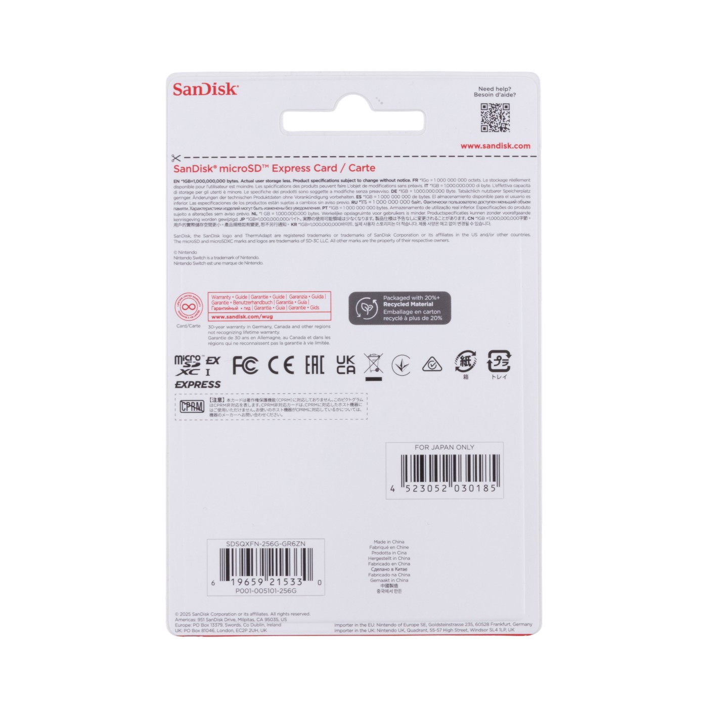 microSD Express Card 3