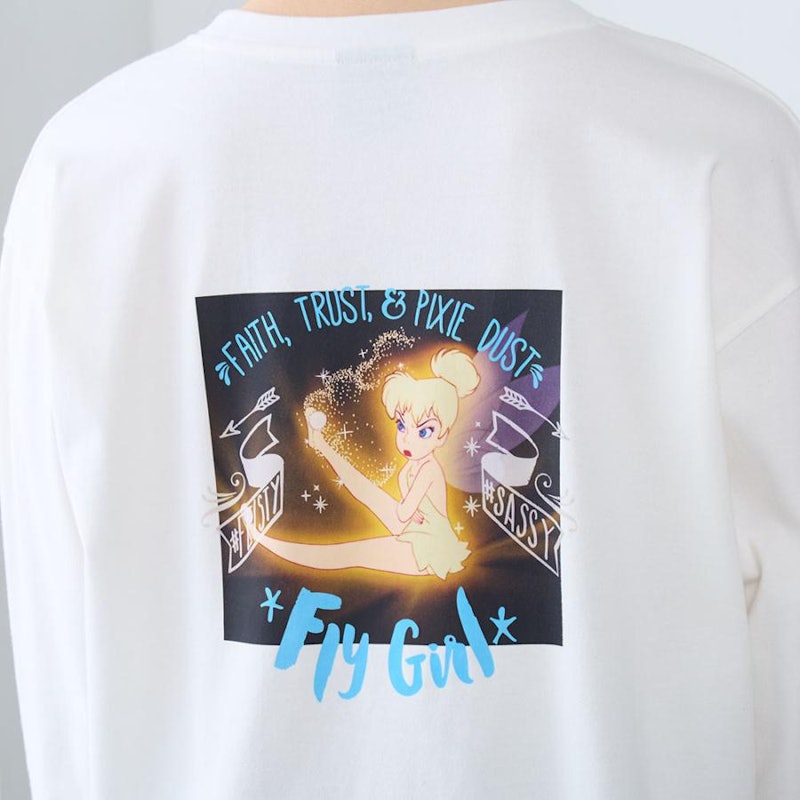 ユニセックス蓄光プリント長袖Tシャツ 3