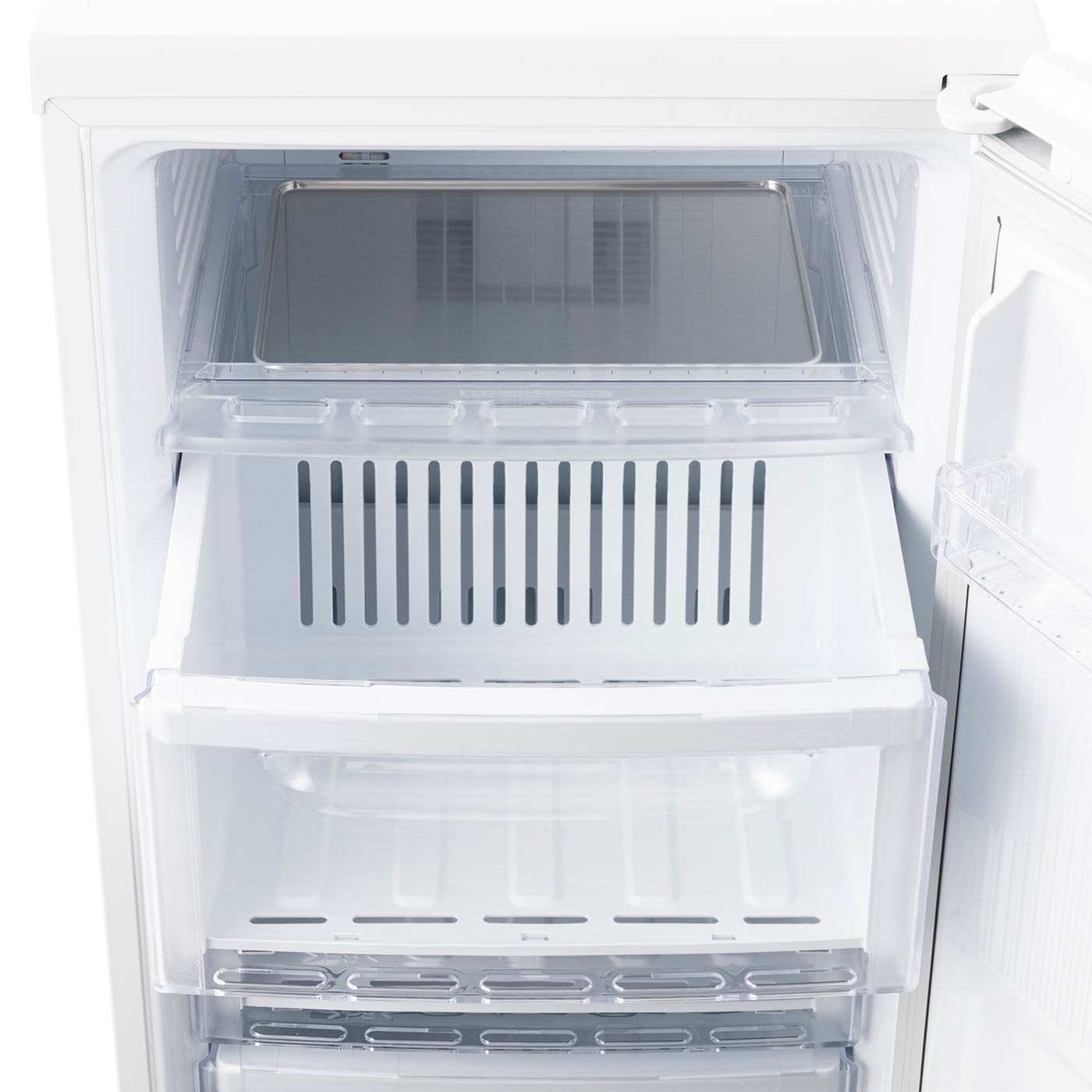 ハイセンス 小型 冷凍庫 61L ホワイト 1ドア セカンド冷凍庫 前