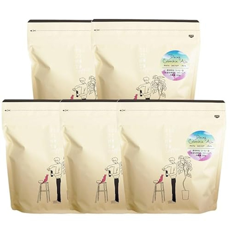 カフェインレスコーヒー豆 デカフェ コロンビア aiu 1