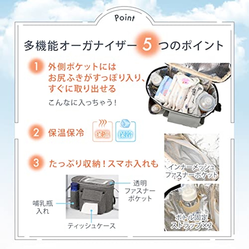 ベビーカーバッグ 5