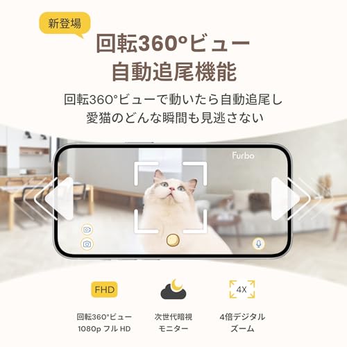 ネコカメラ 360°ビュー 3