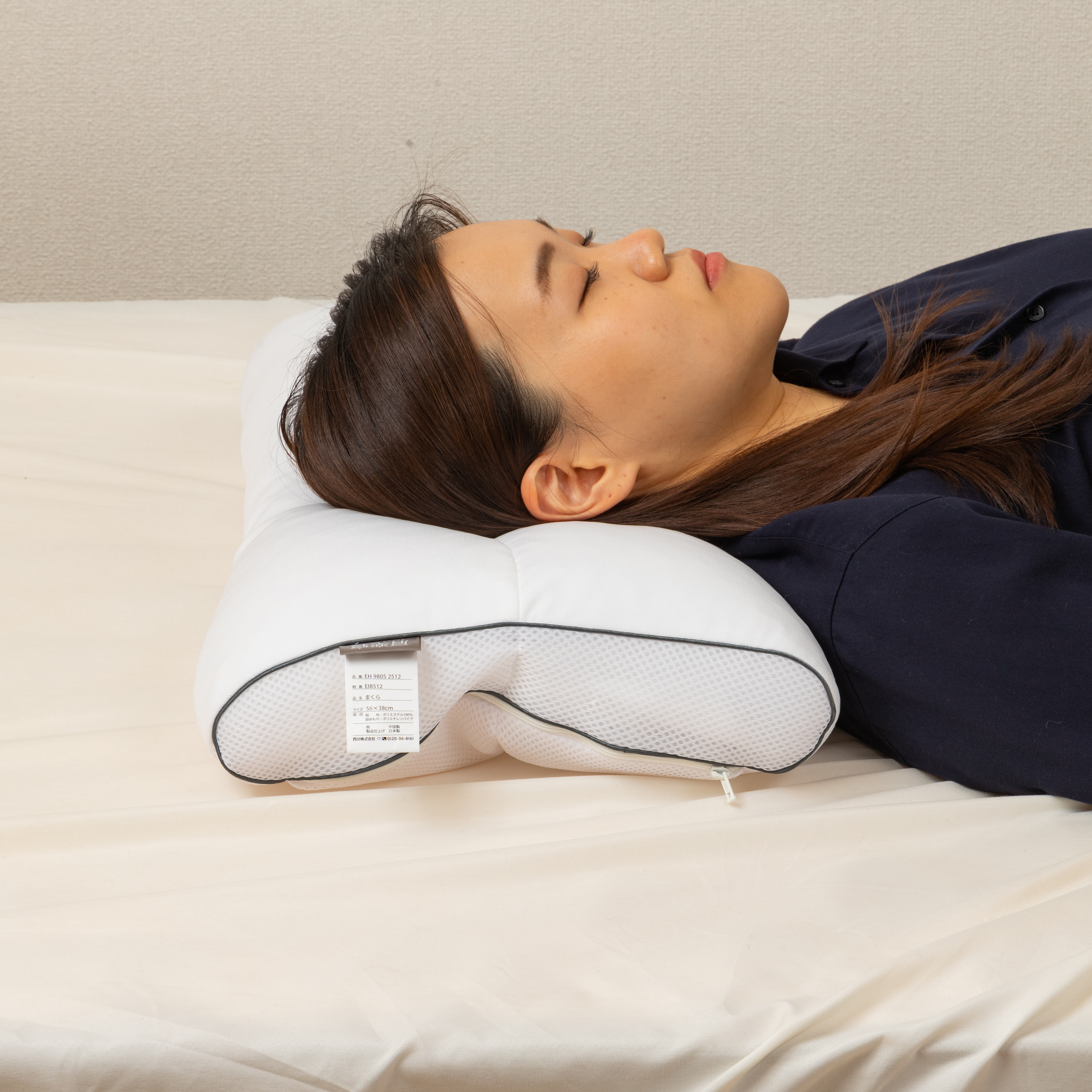 枕 ジェル注入メモリーフォーム ピロー ベッド枕 低反発 通気用穴あき